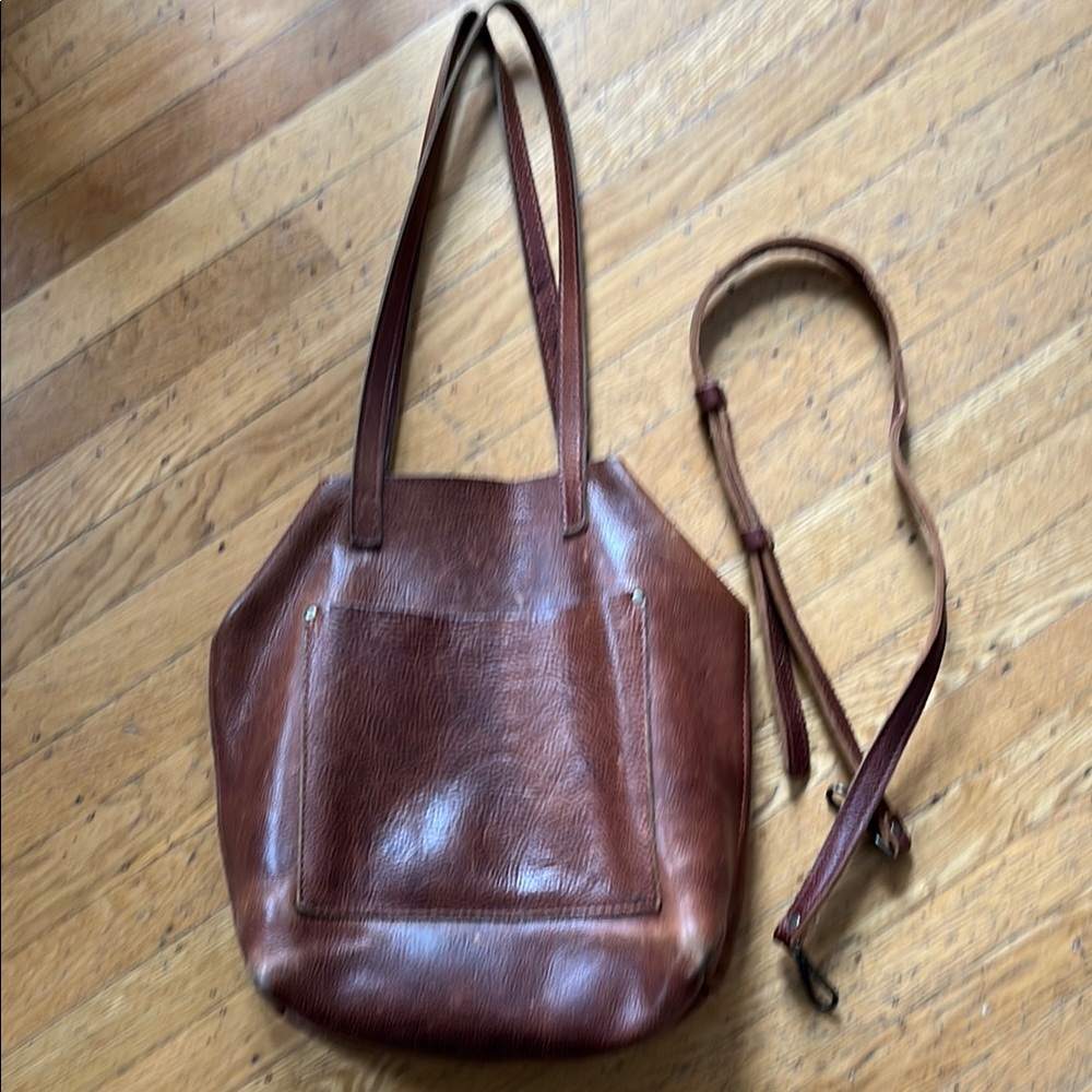 Portland Leather Brown Tote Bag
